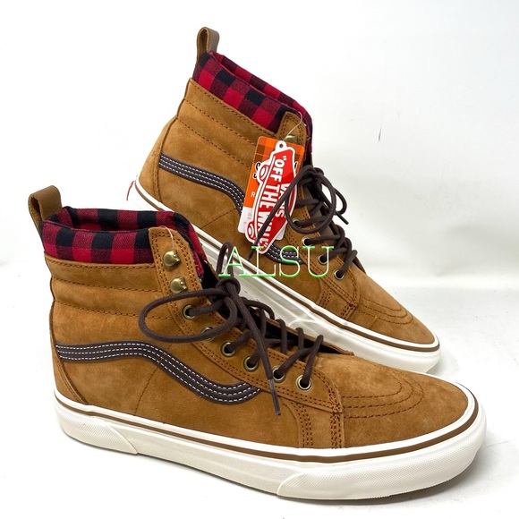 VANS SK8-HI MTE Glazed Ginger Tan Women Sneak Boot - Picture 7 of 9